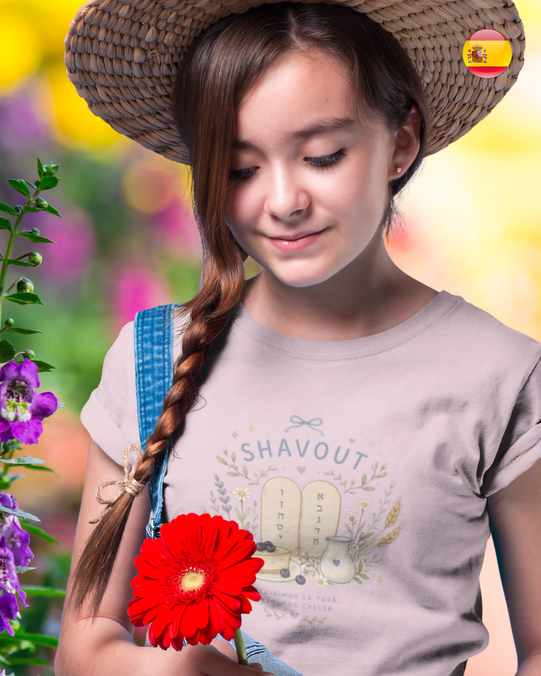 Camiseta infantil de Shavuot 