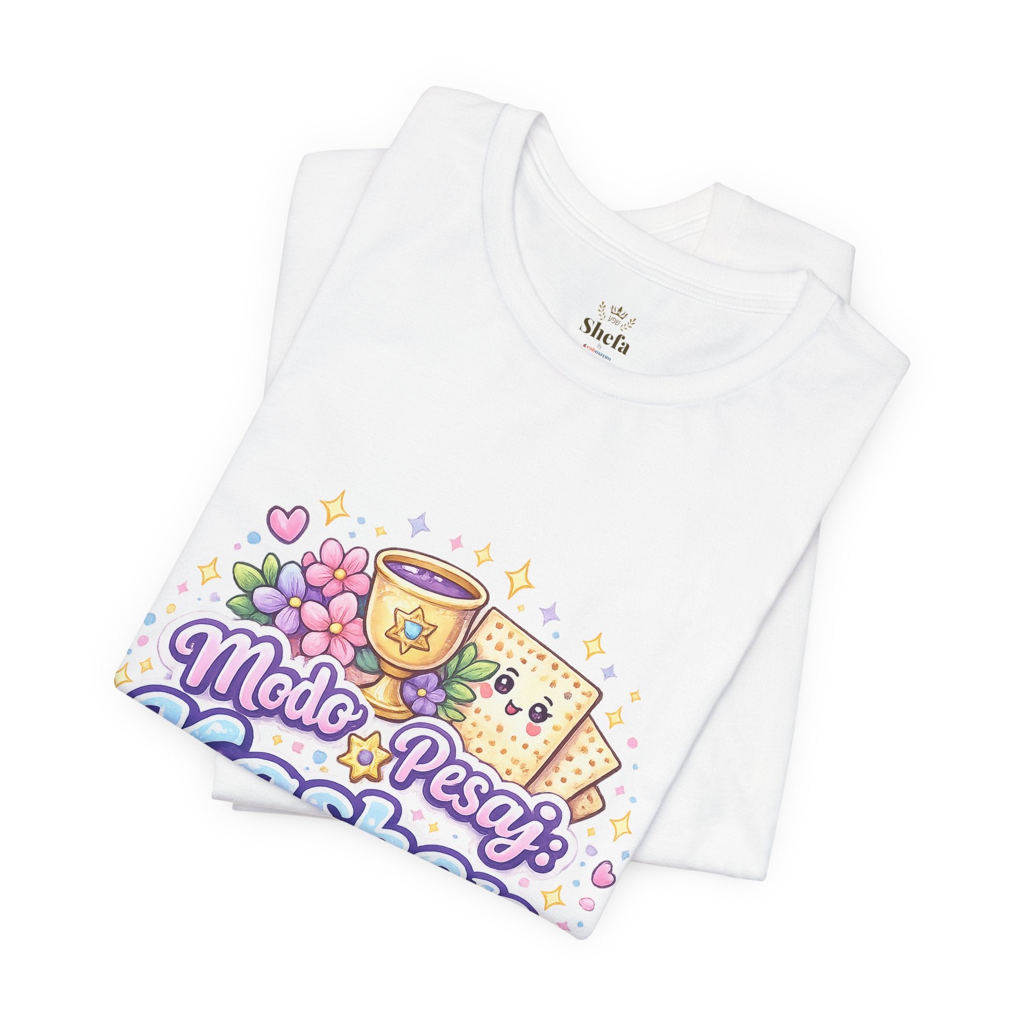 Modo Pesaj: Kasher | Camiseta Judía Kawaii | Diseño Divertido Sin Jametz