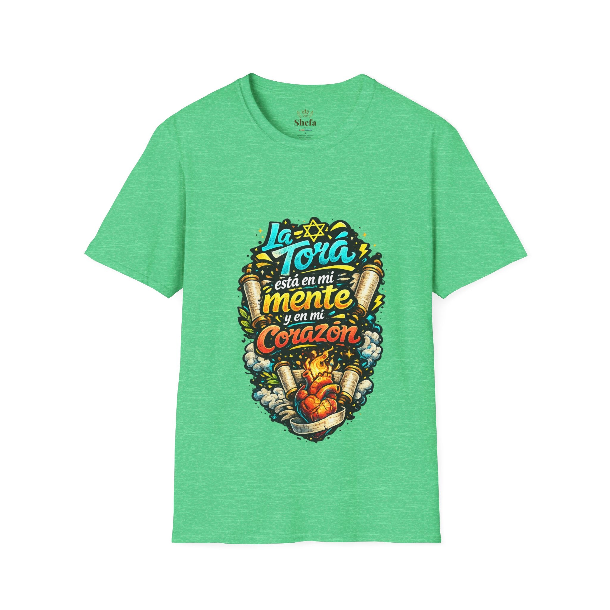 "Mente y Corazón" Premium Tee | Living Torah Collection