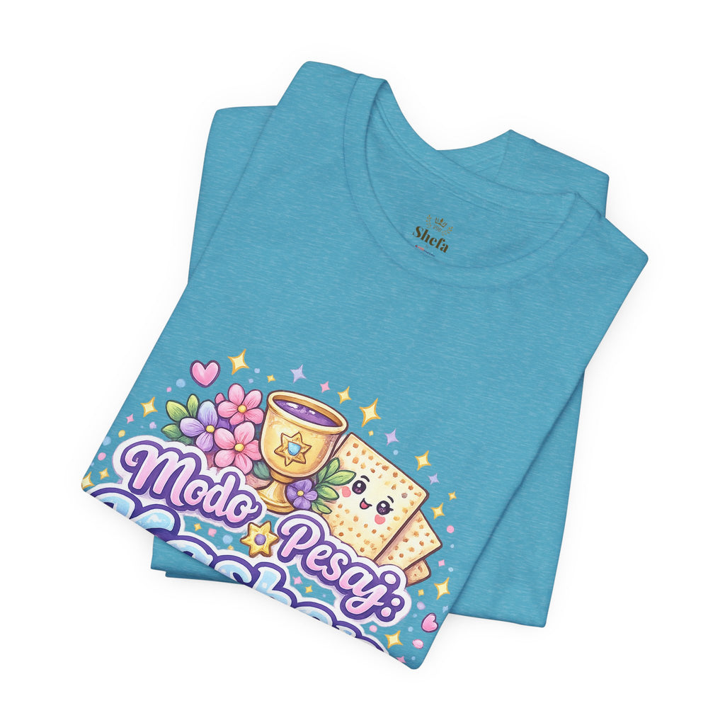 Modo Pesaj: Kasher | Camiseta Judía Kawaii | Diseño Divertido Sin Jametz
