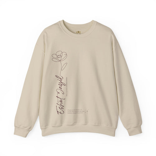"Eshet Jayil" (Virtuous Woman) Minimalist Sweatshirt