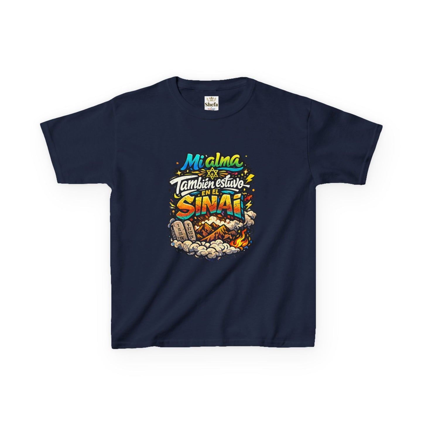 Kids Tee — "Mi Alma Estuvo En El Sinaí"