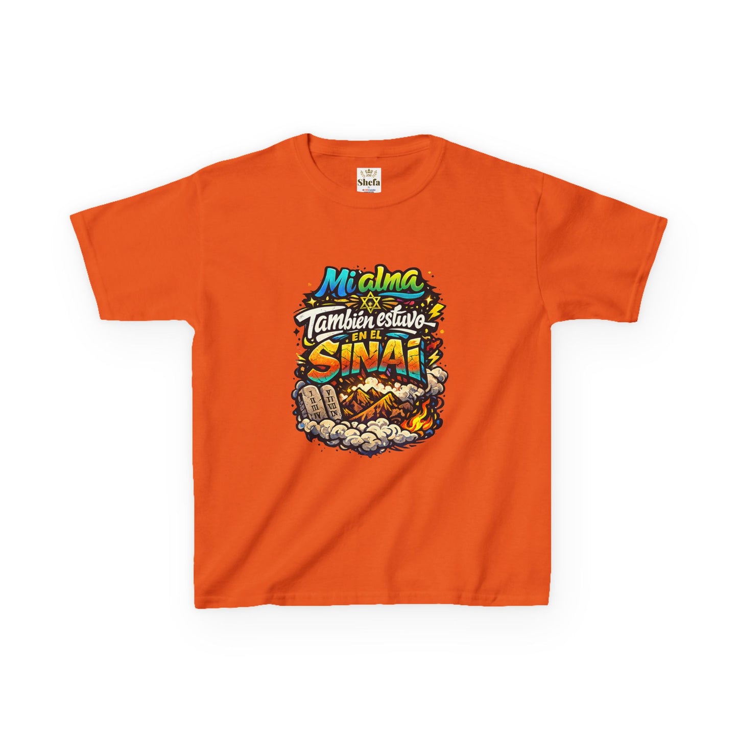 Kids Tee — "Mi Alma Estuvo En El Sinaí"