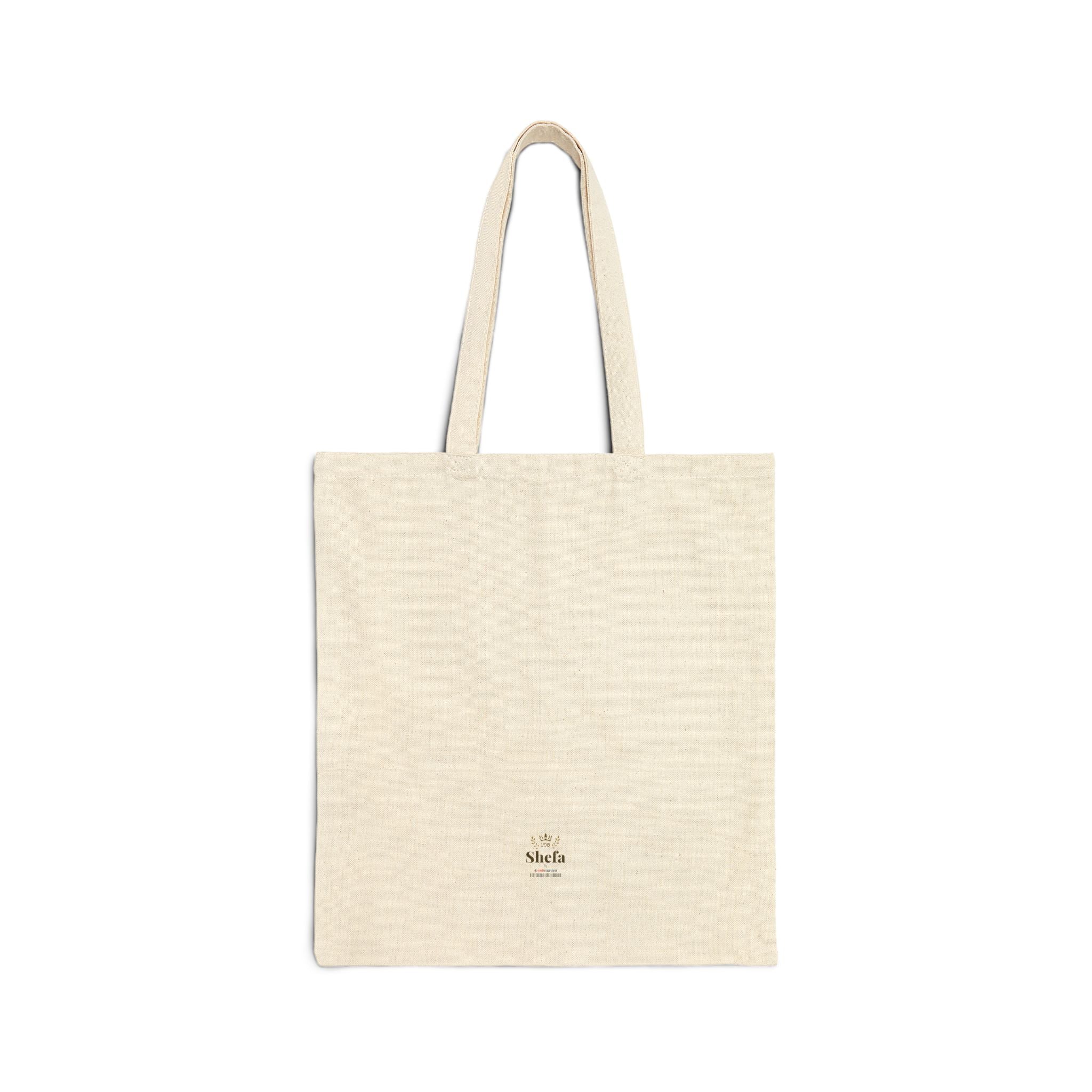 Cute Star of David Tote Bag | Am Israel Chai Hebrew Canvas Bag | Jewish Gift