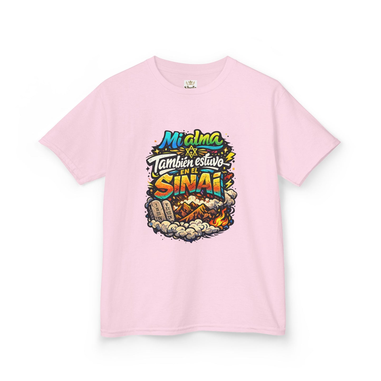 Kids Tee — "Mi Alma Estuvo En El Sinaí"