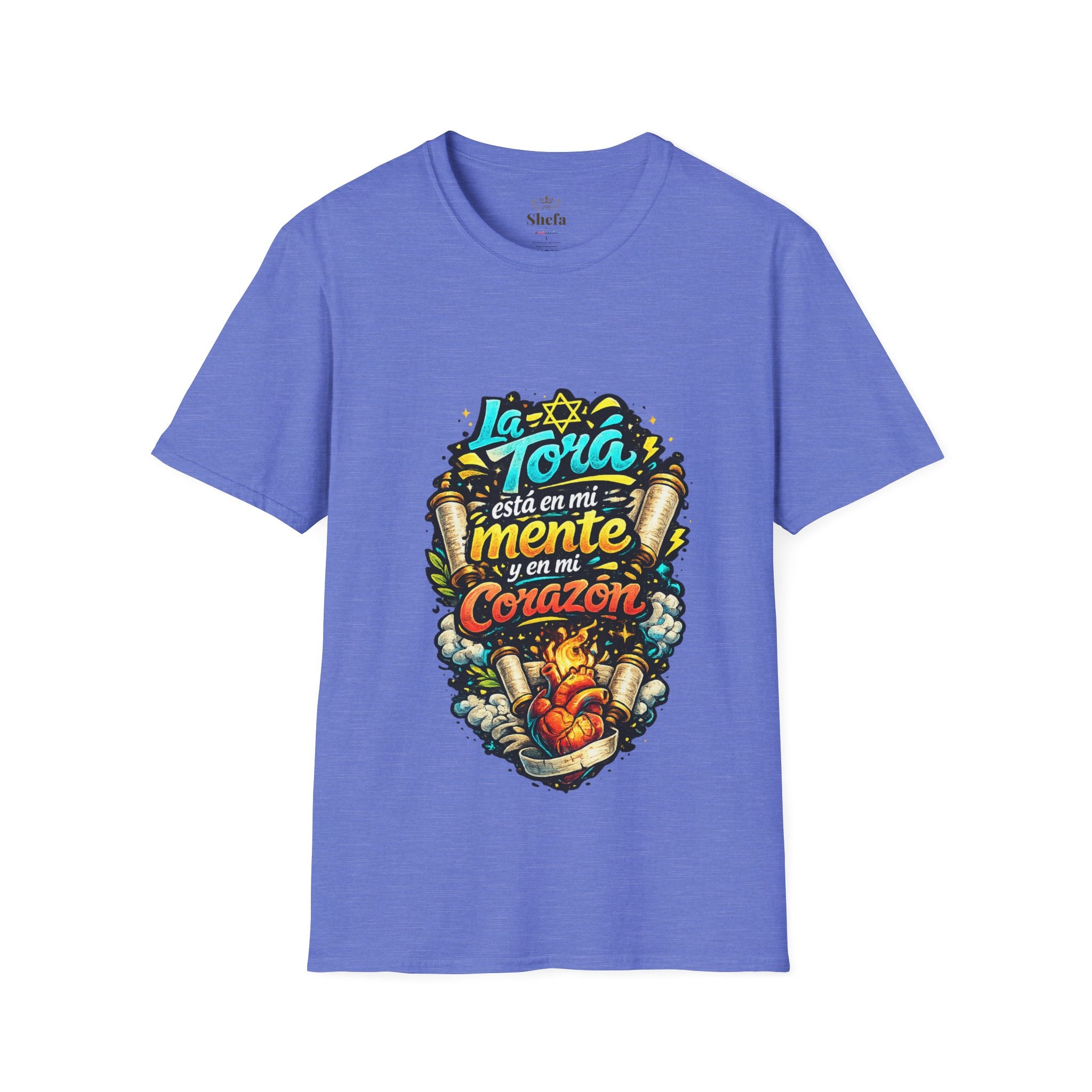 "Mente y Corazón" Premium Tee | Living Torah Collection