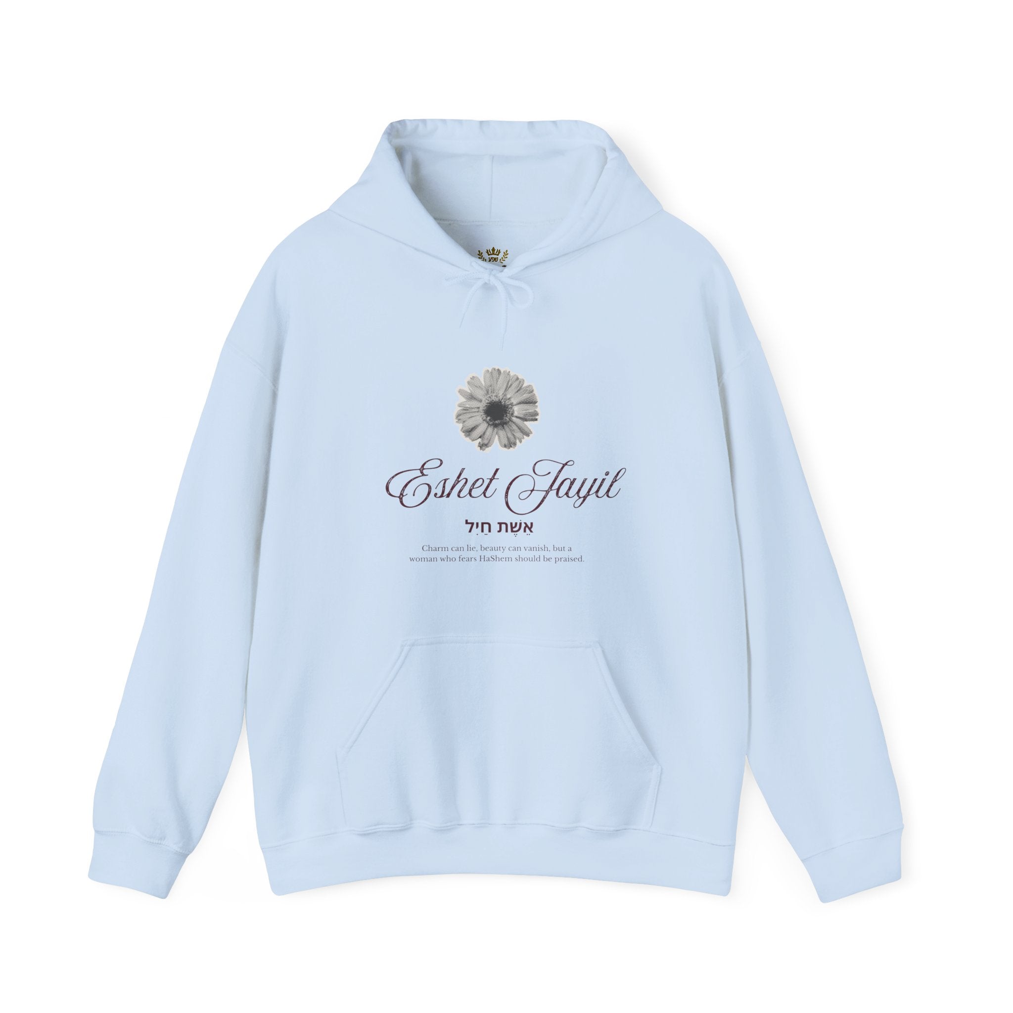 "Eshet Jayil" Vintage Floral Hoodie