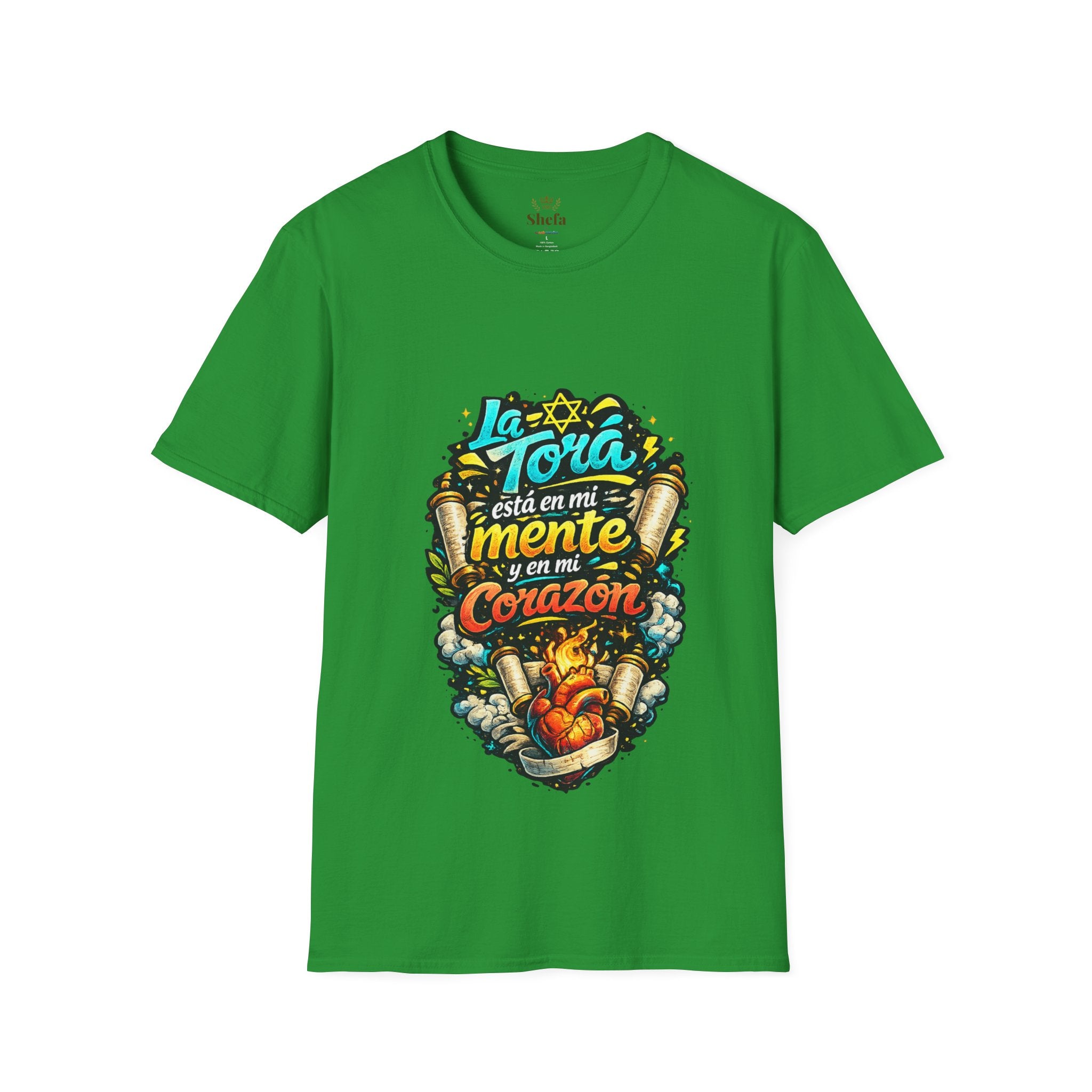 "Mente y Corazón" Premium Tee | Living Torah Collection