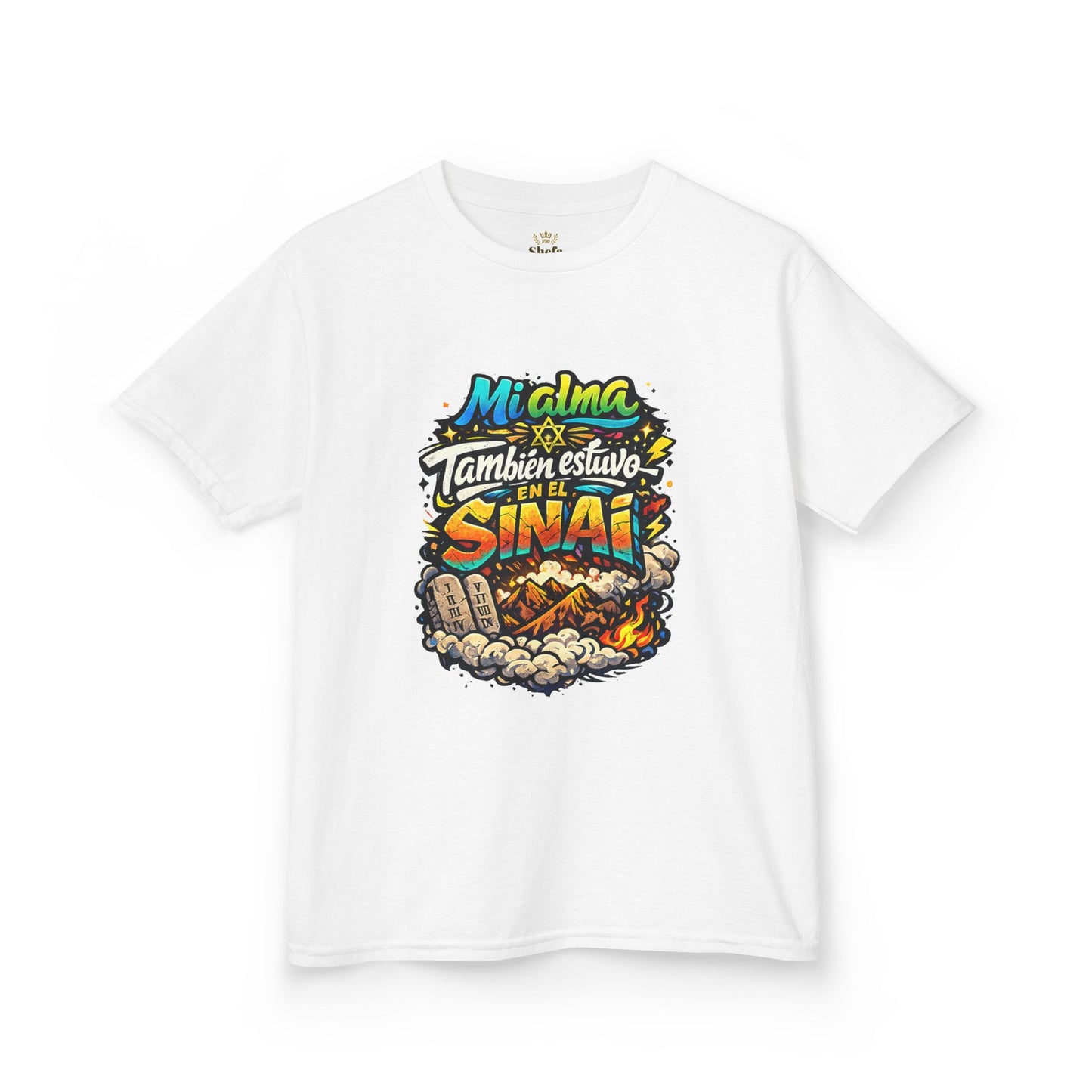 Kids Tee — "Mi Alma Estuvo En El Sinaí"