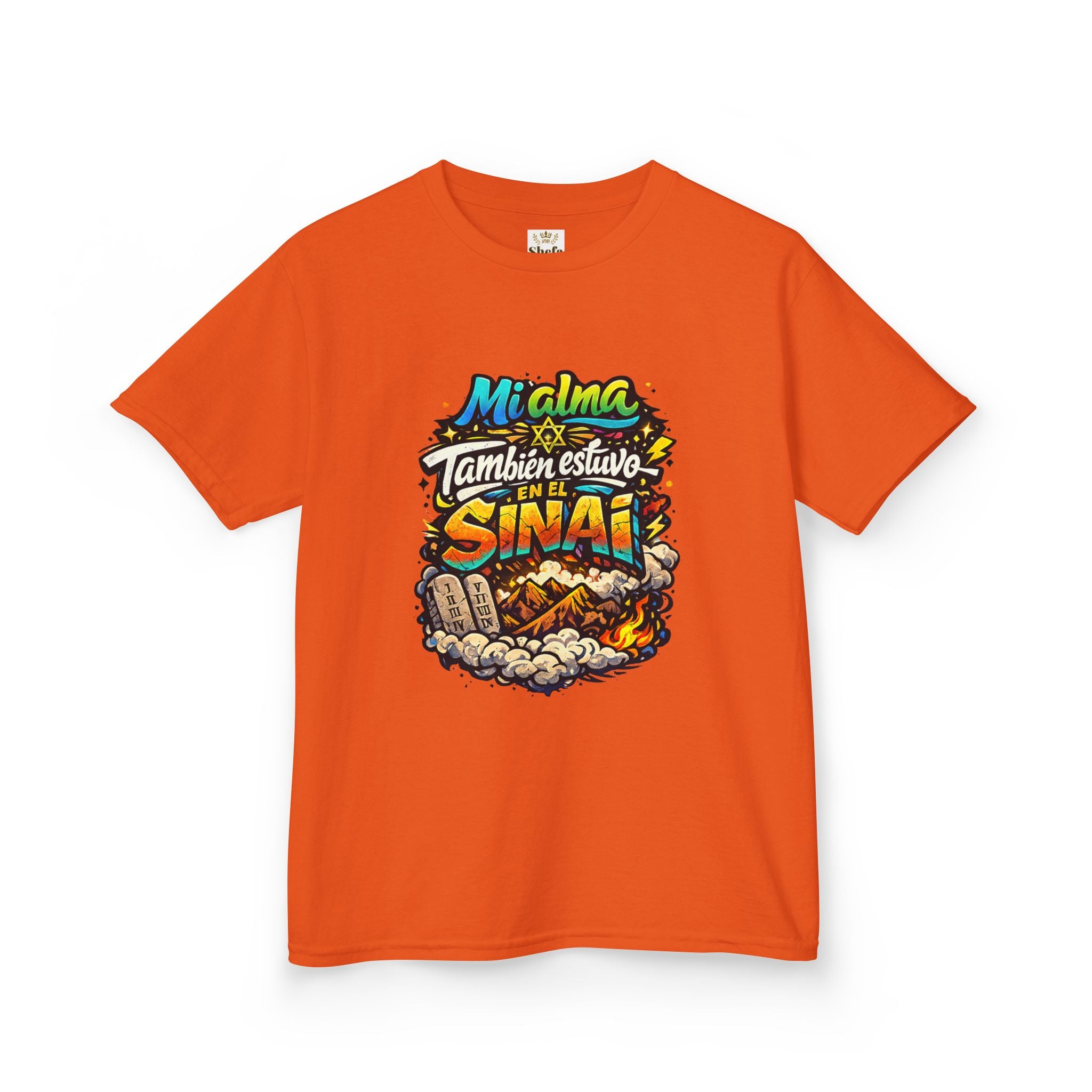 Camiseta infantil — «Mi alma estuvo en el Sinaí»