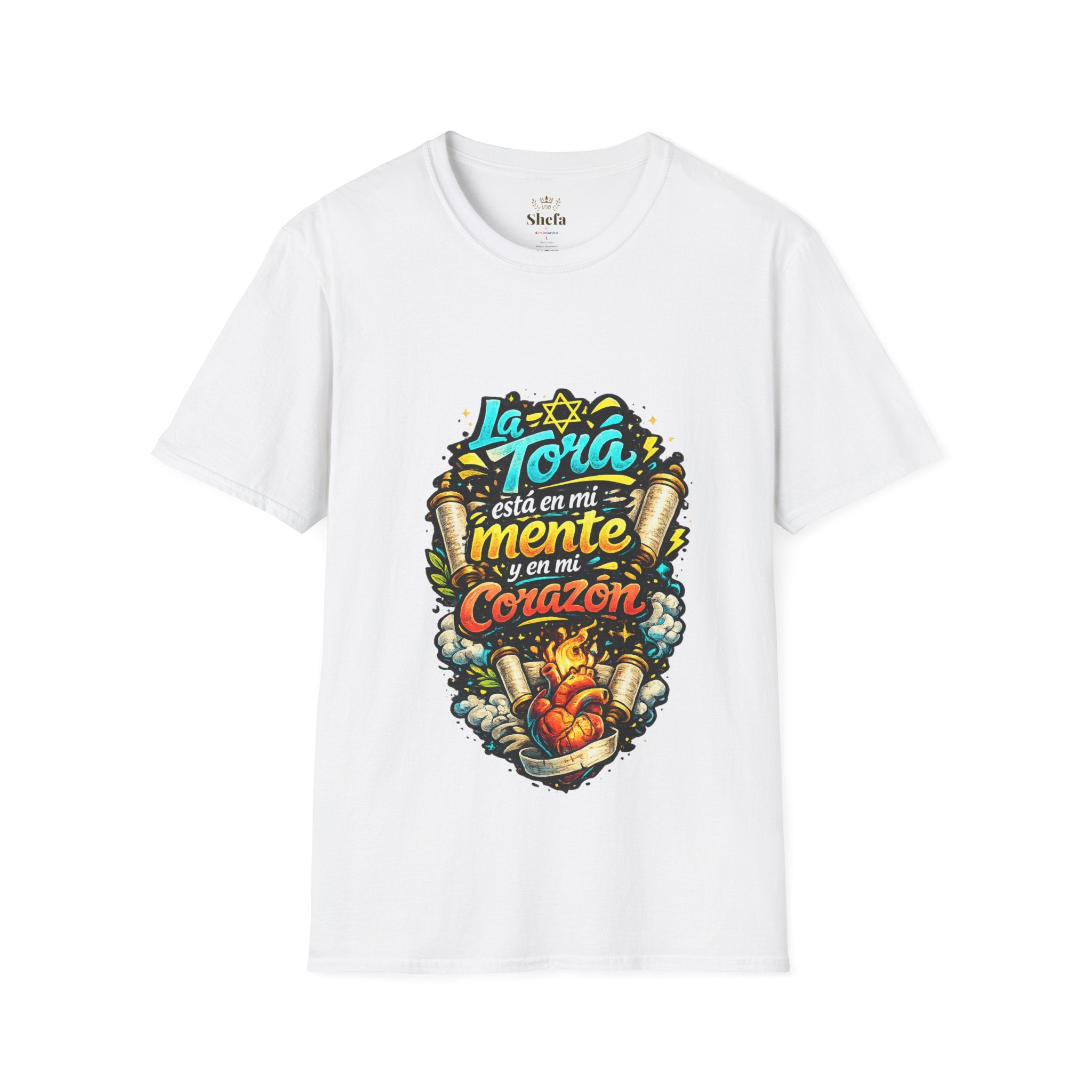 "Mente y Corazón" Premium Tee | Living Torah Collection