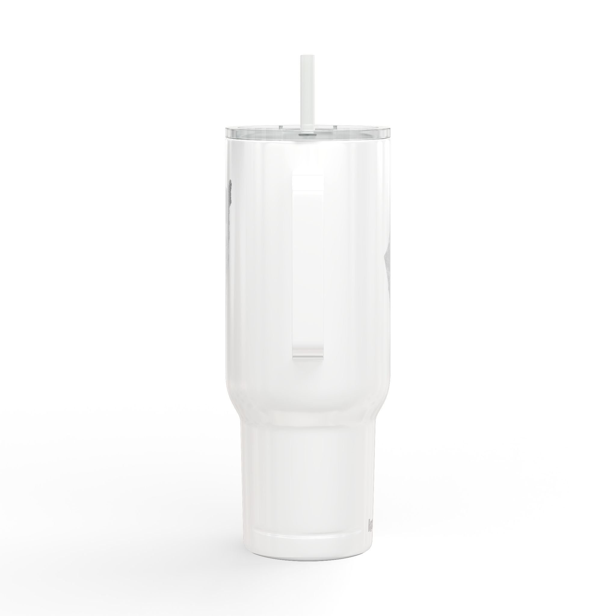 Israel Map Engraved 40oz Insulated Tumbler – “Am Israel Chai” Hebrew Travel Mug with Handle & Straw