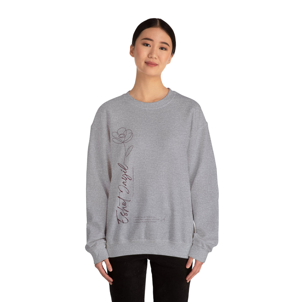 "Eshet Jayil" (Mujer virtuosa) Sweater Minimalista