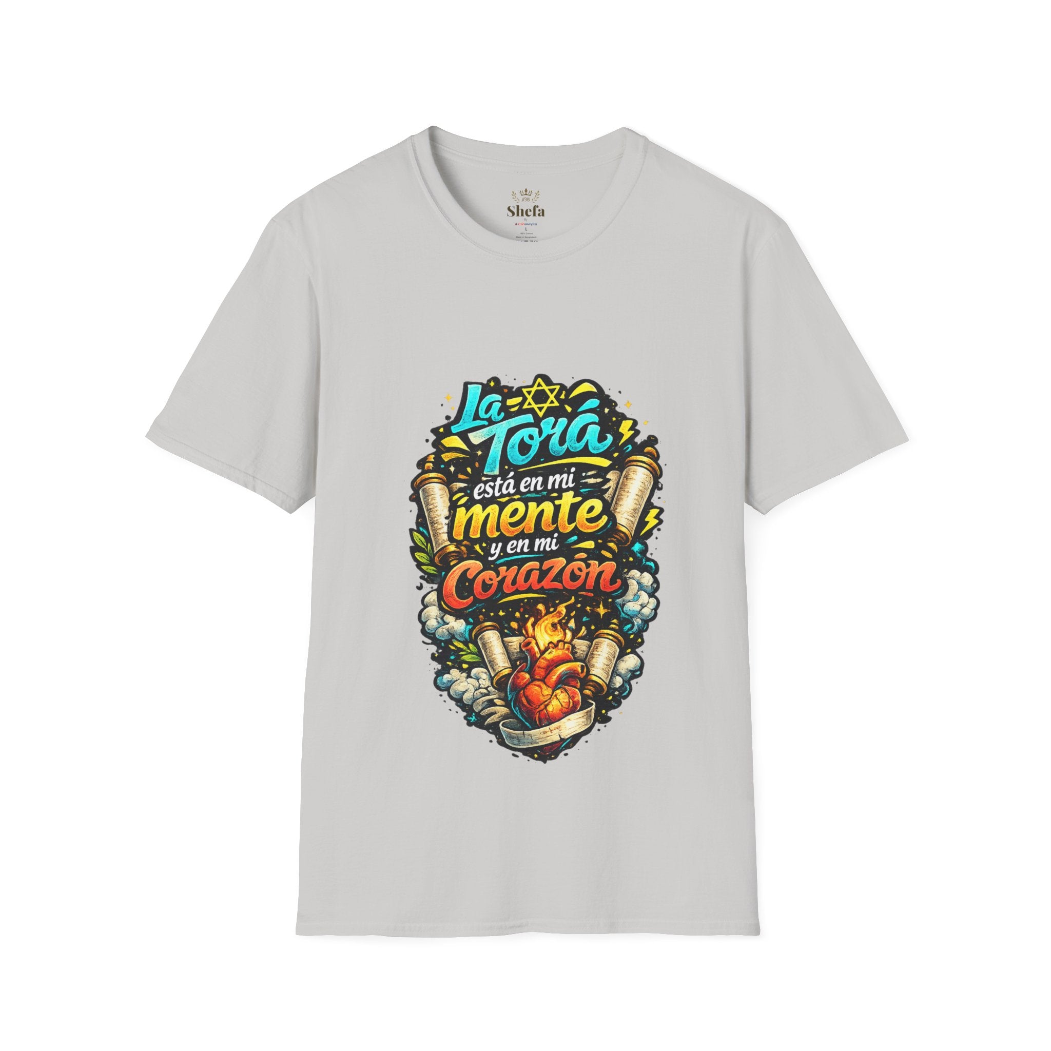 "Mente y Corazón" Premium Tee | Living Torah Collection