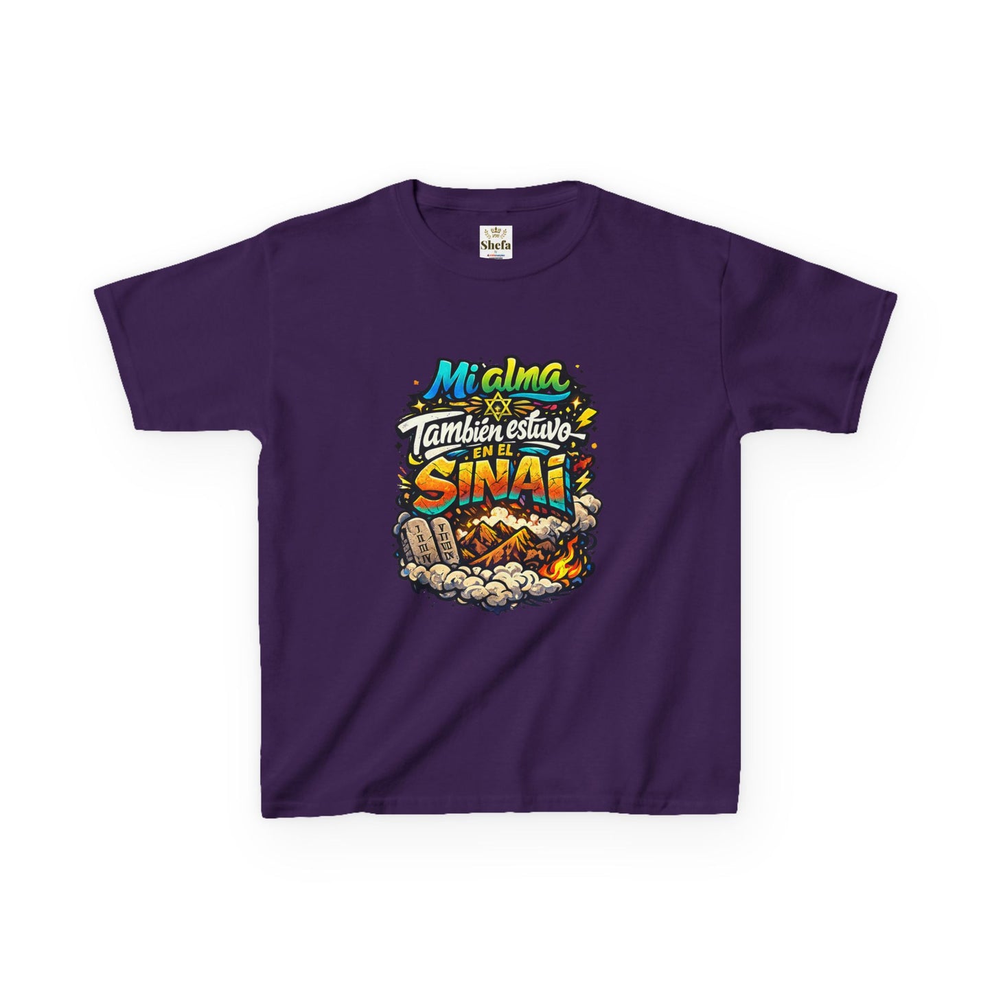 Kids Tee — "Mi Alma Estuvo En El Sinaí"