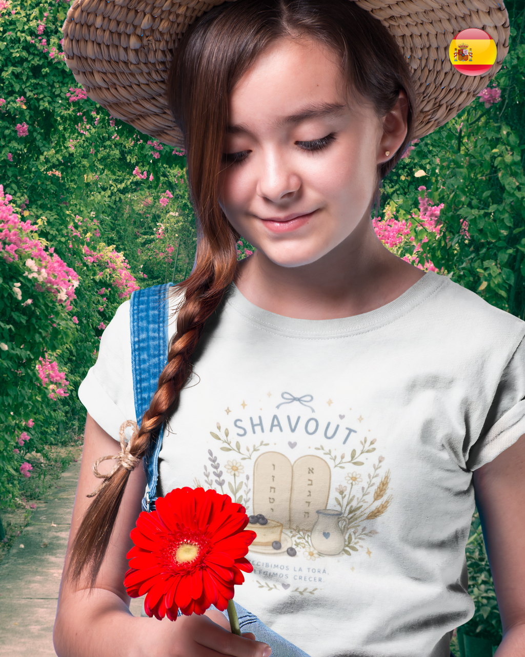 Camiseta infantil de Shavuot 