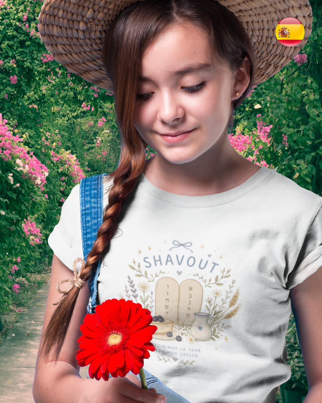 Camiseta infantil de Shavuot 