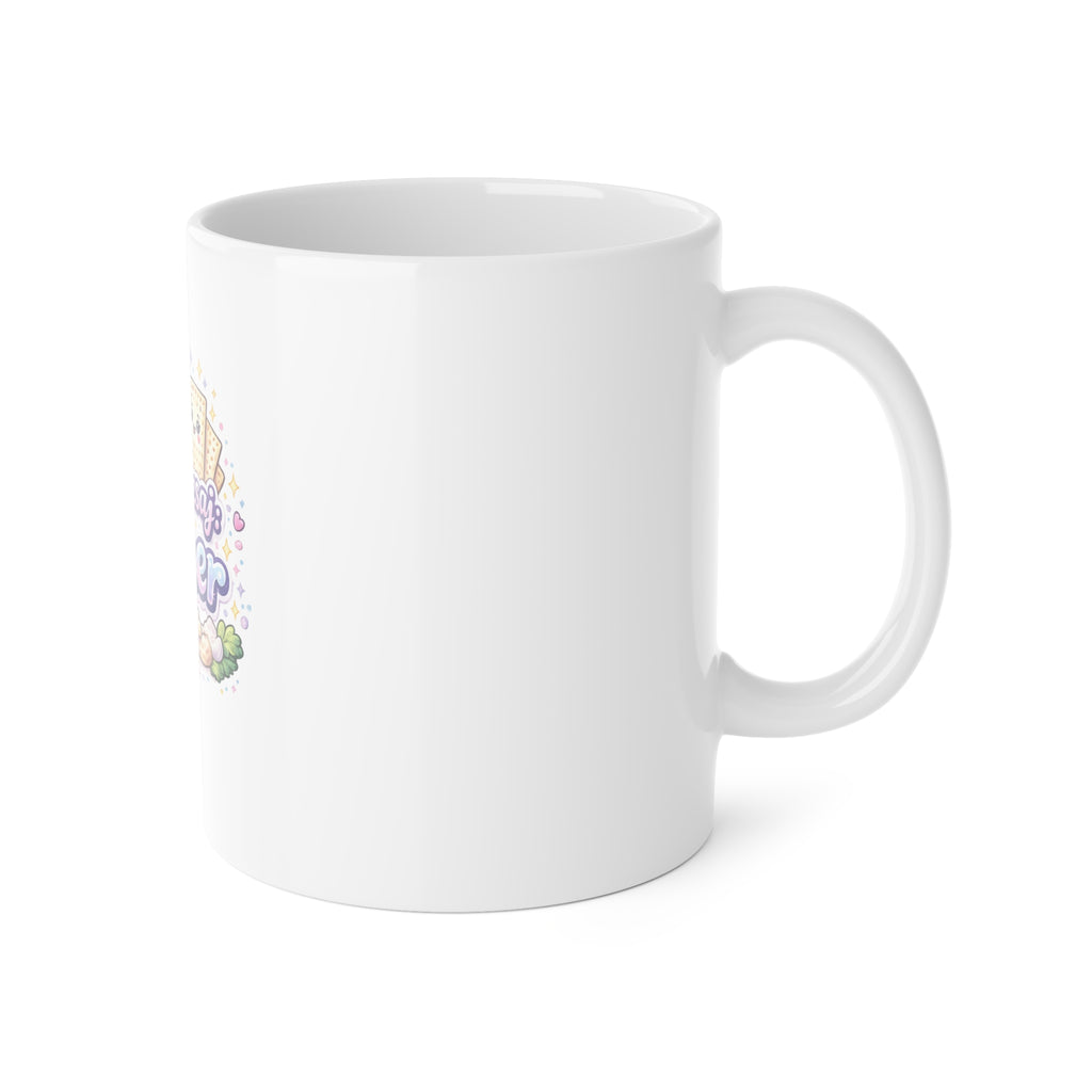 Pesach Kosher Mug — Cute Passover Seder Design ("Modo Pesaj Kasher")