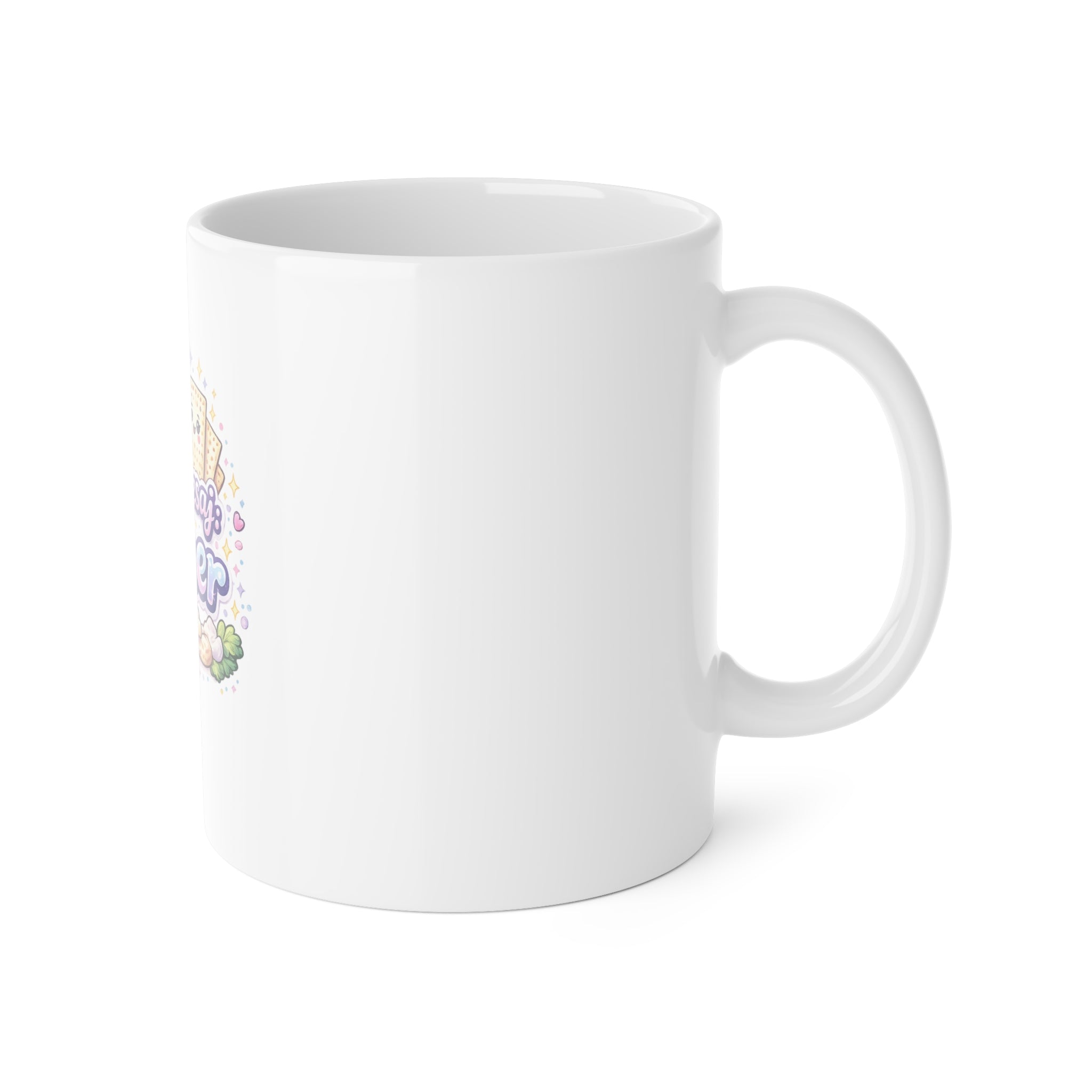 Pesach Kosher Mug — Cute Passover Seder Design ("Modo Pesaj Kasher")