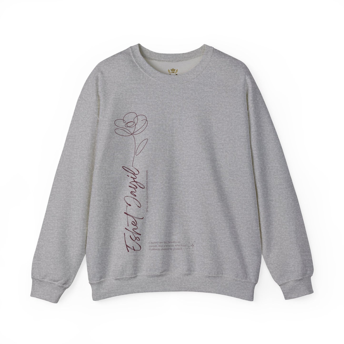 "Eshet Jayil" (Mujer virtuosa) Sweater Minimalista