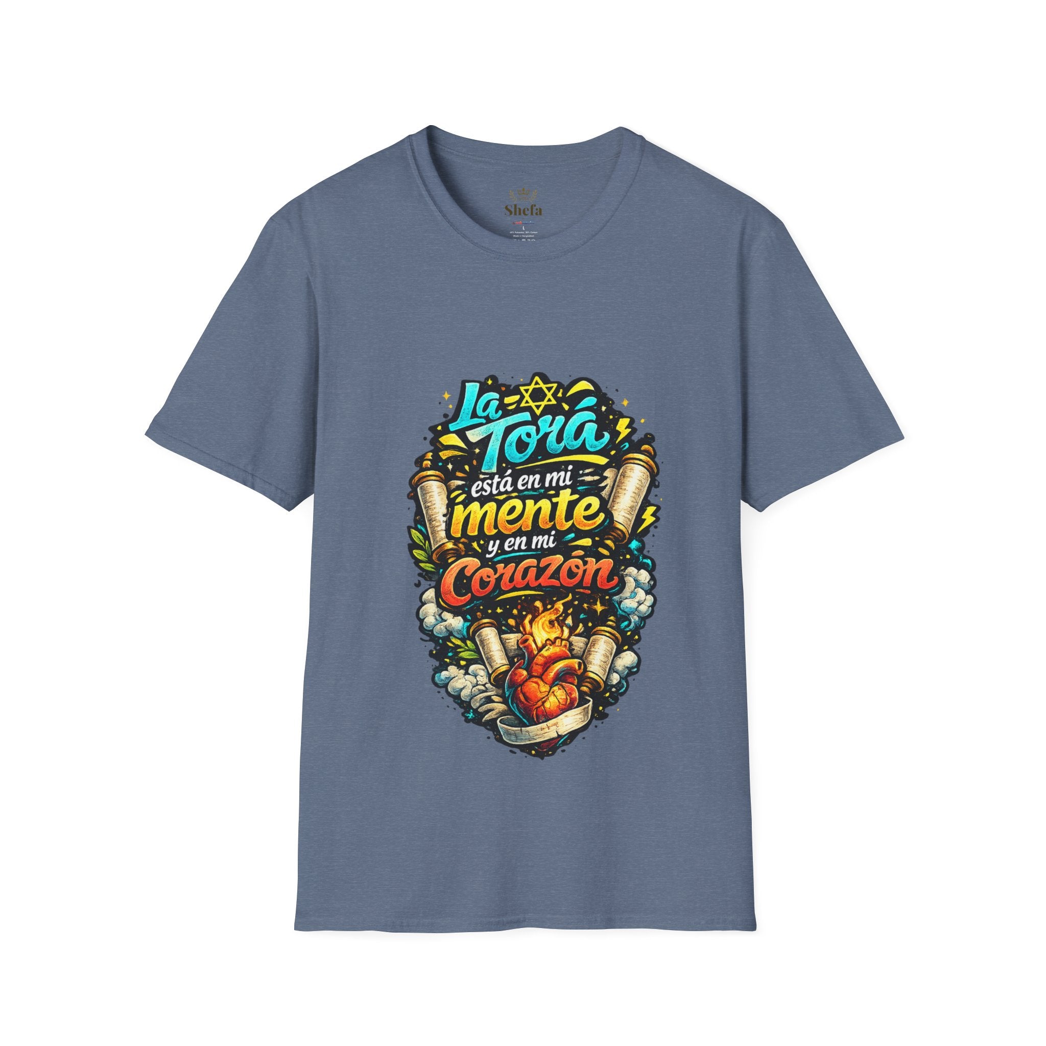 "Mente y Corazón" Premium Tee | Living Torah Collection
