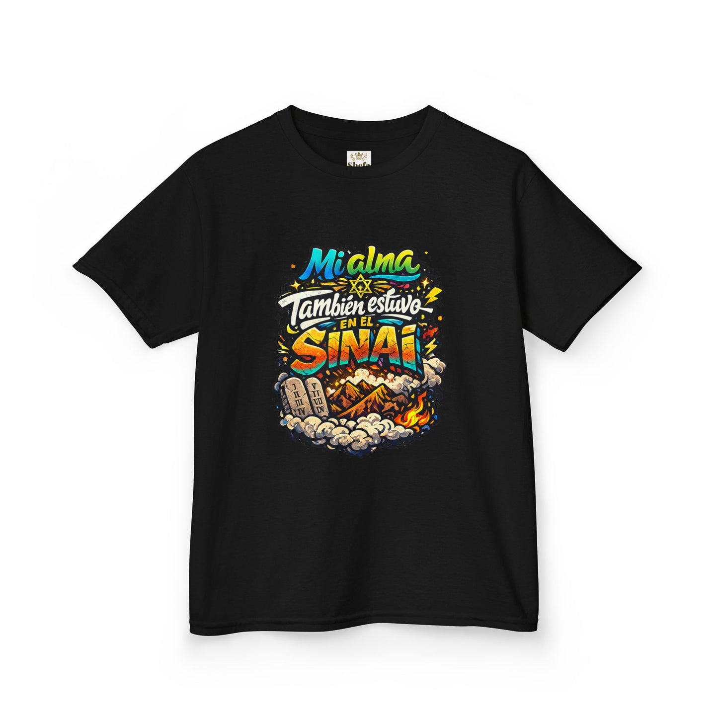 Kids Tee — "Mi Alma Estuvo En El Sinaí"