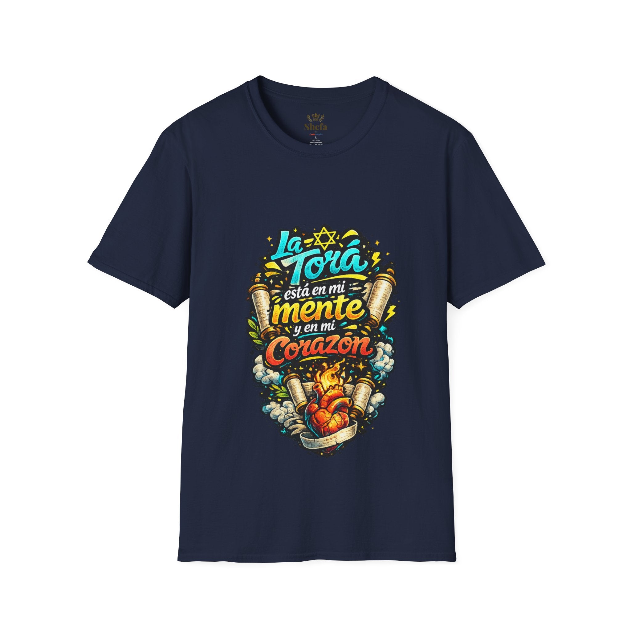 "Mente y Corazón" Premium Tee | Living Torah Collection