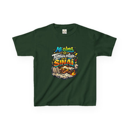 Kids Tee — "Mi Alma Estuvo En El Sinaí"
