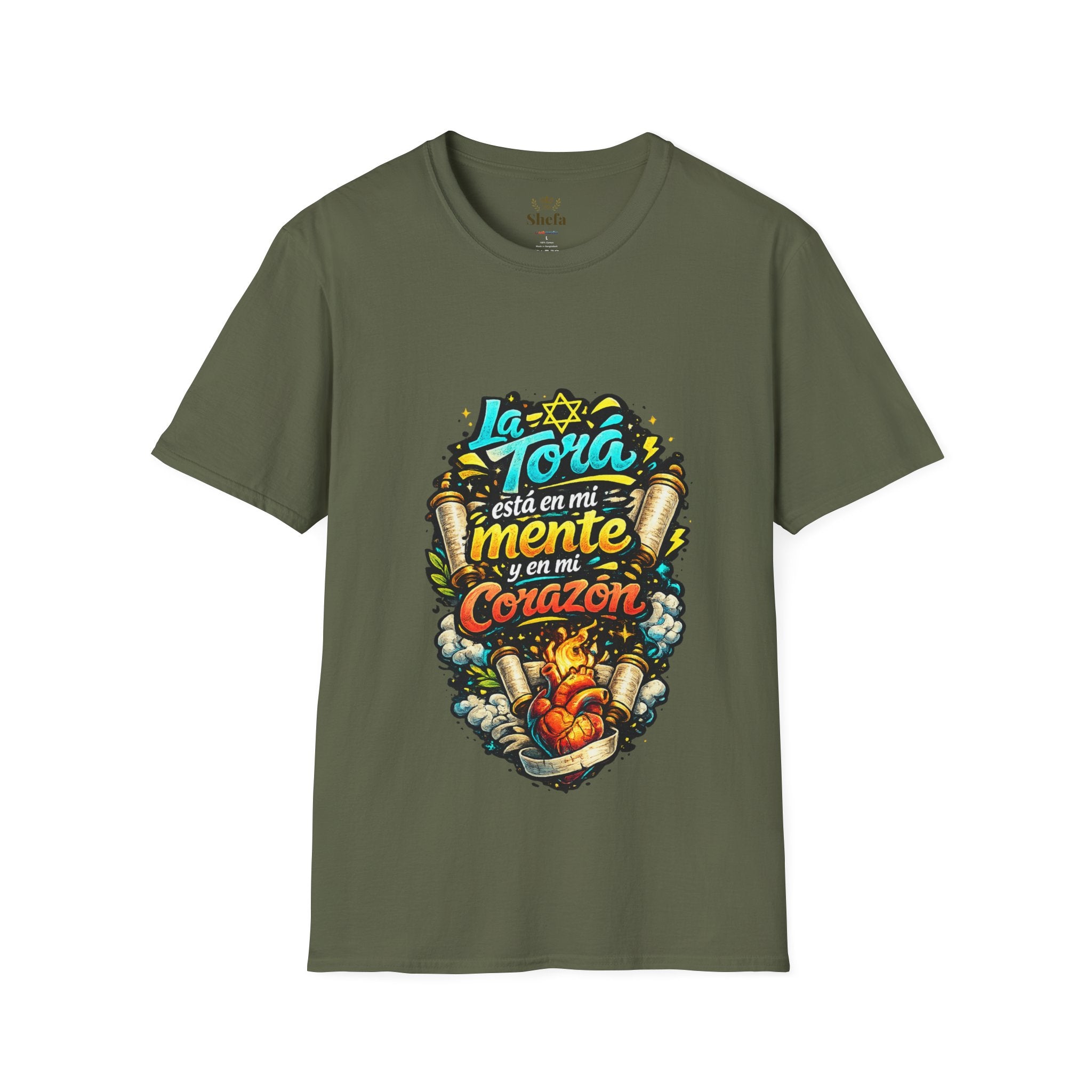 "Mente y Corazón" Premium Tee | Living Torah Collection