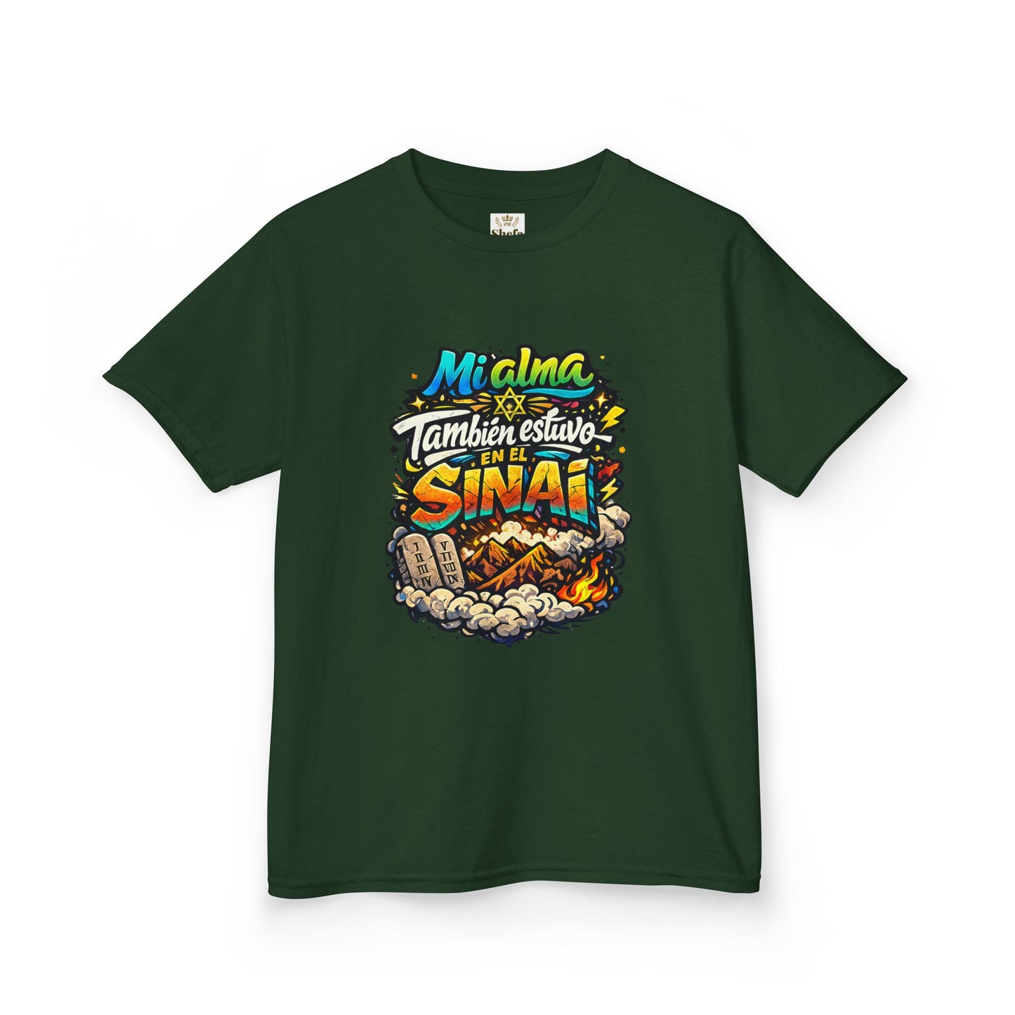 Kids Tee — "Mi Alma Estuvo En El Sinaí"