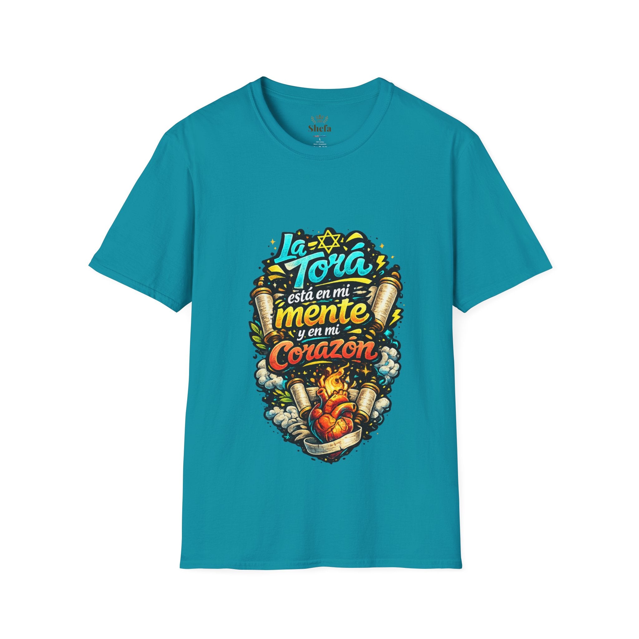 "Mente y Corazón" Premium Tee | Living Torah Collection
